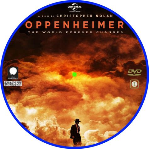 Oppenheimer 2023 R1 Custom DVD Label DVDcover