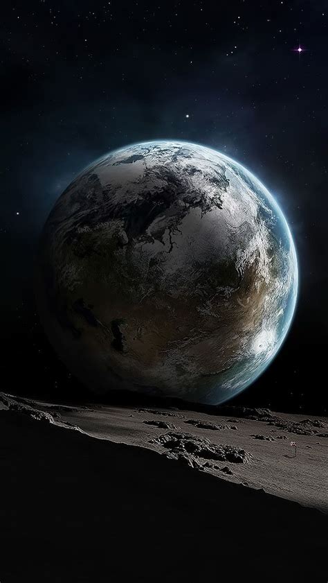 🔥 [90+] Earth from the Moon Wallpapers | WallpaperSafari