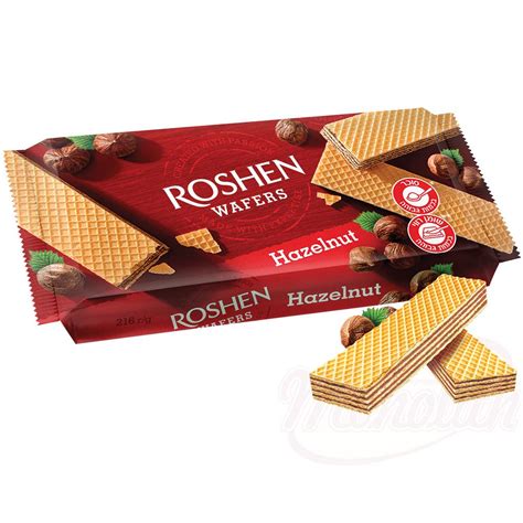 Wafle O Smaku Orzech W Hazelnut G Roshen Ukrainoczka