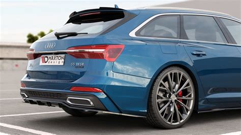 Central Rear Splitter With Vertical Bars Audi A S Line Avant C