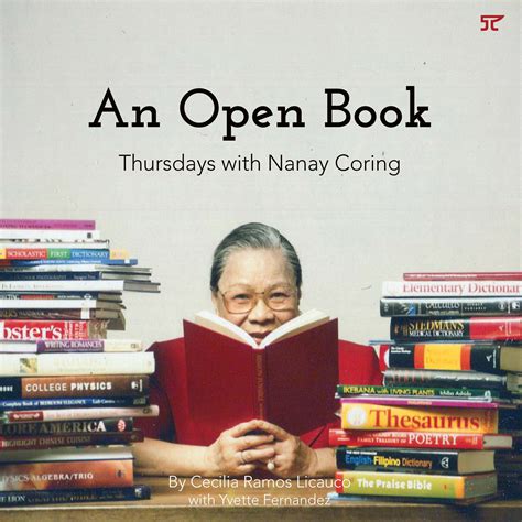 An Open Book: Thursdays with Nanay Coring by Cecilia Licauco | Goodreads