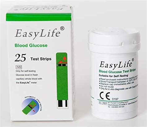 Tiras Reactivas De Glucosa En Sangre Easylife Unidades