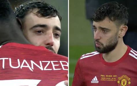 Video Bruno Fernandes Crying After Man United Lose El Final