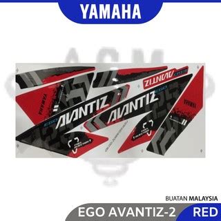 YAMAHA Ego Avantiz Body Cover Set Coverset Sticker Strike Stripe Ego