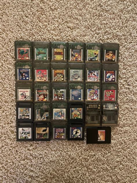 Nintendo Gameboy Color Games Collection - Etsy