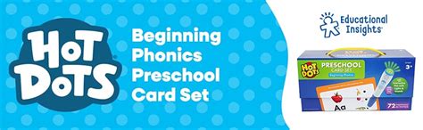Amazon Educational Insights Hot Dots Beginning Phonics Set