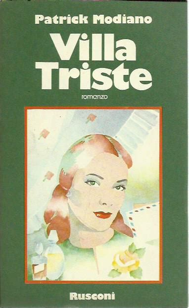 Villa Triste By Modiano Patrick Ottimo Brossura Booklovers