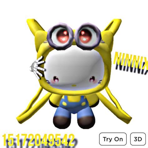 Roblox Minion Outfit Codes