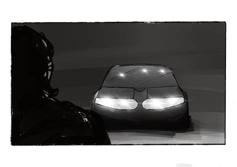 BMW DEE MOVIE Marc Ewert Storyboard Illustration