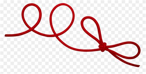 Red String Bow Clipart Red String Png Flyclipart