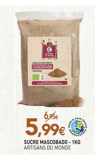 Promo Sucre Mascobado Artisans Du Monde Kg Chez Natur O Icatalogue Fr