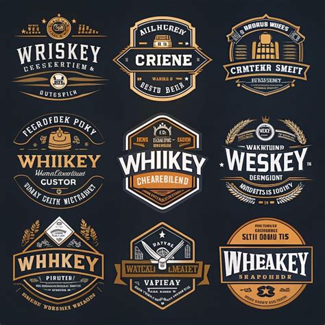 2,000+ Whiskey Brand Emblem Pictures