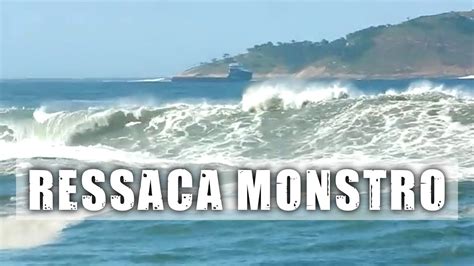 Ressaca Monstro Ondas Invadem Ruas E Casas Vlog SURFE TV 35 YouTube