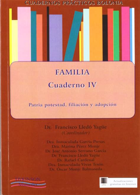 Cuadernos Pr Cticos Bolonia Familia Cuaderno Iv Patria Potestad