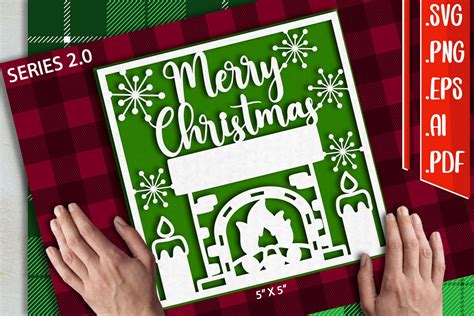 Christmas Card 2 0 Svg Eps Ai Png Pdf Graphic By Assalwaassalwa