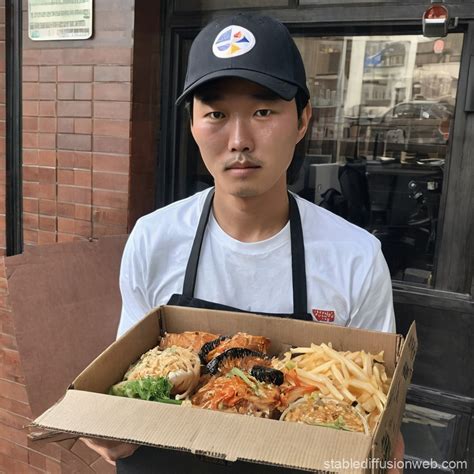 Korean Food Delivery | Stable Diffusion Online