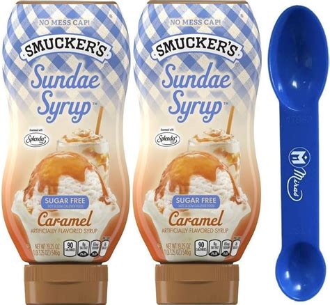 Smuckers Sundae Syrup Sugar Free Caramel Flavored Syrup