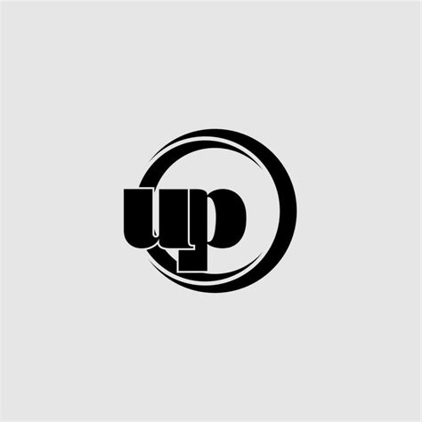 Letters UP Simple Circle Linked Line Logo 28267947 Vector Art At Vecteezy