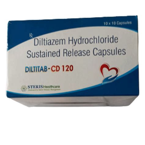 Steris Diltitab Cd Diltiazem Hydrochloride Sustained Release