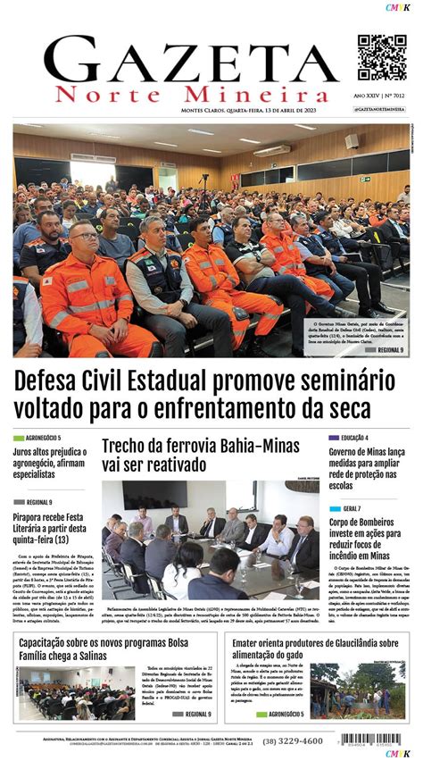 JORNAL IMPRESSO 13 DE ABRIL DE 2023 EDIÇÃO Rede Gazeta de Comunicação