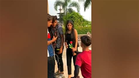 Rose 🌹 Propose Prank Krdiya 😍girl Reaction Viral Rose 💯 Youtube