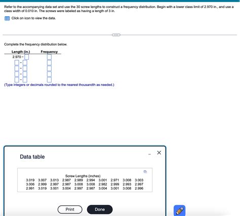 Solved Refer To The Accompanying Data Set And Use The 3