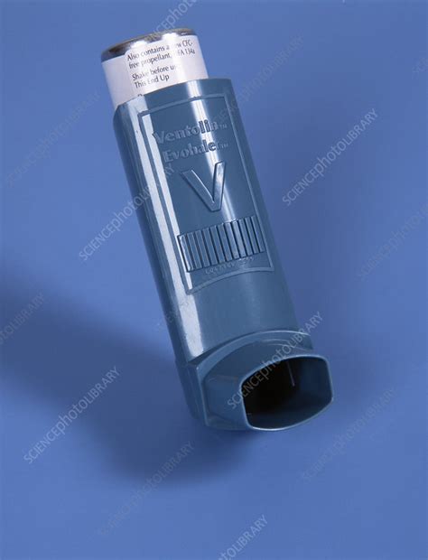 Asthma inhaler - Stock Image - M109/0202 - Science Photo Library