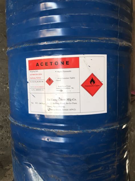 Acetone Solvent 160 Kg For Industrial Equipment Cleaning At 90 Kg In