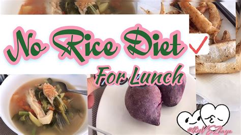 No Rice Diet Healthy Lunch Buhay Abroad Youtube