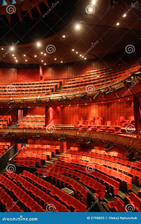 Red Concert Hall Stock Image Image Of Fabric Formal 5798805