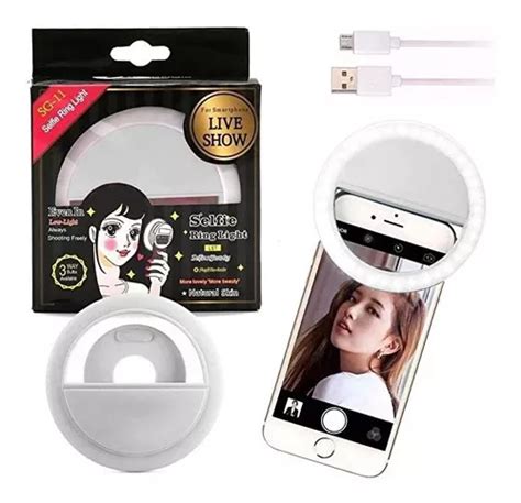 Luz Selfie Ring Light Clipe Anel Led Flash Celular Universal Mercadolivre