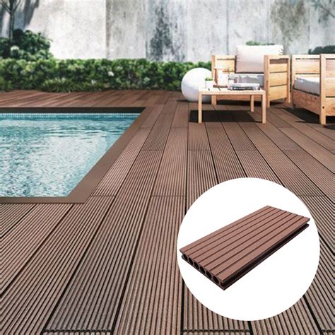 Hot Sale Co Extrusion Pool Deck Wpc Decking Exterior Floor China Wpc