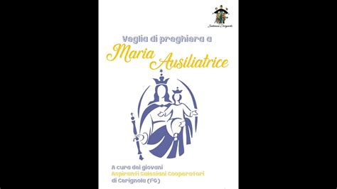 Veglia Di Preghiera Per Maria Ausiliatrice Youtube