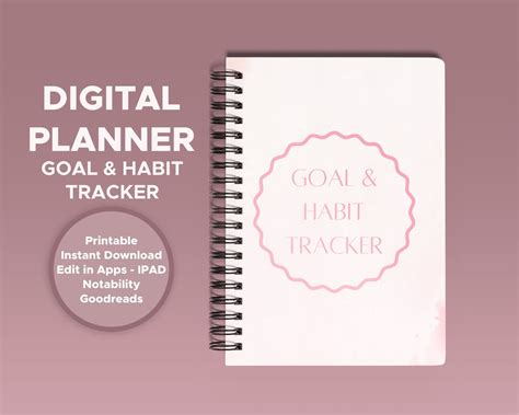 Printable Habit Tracker Print At Home Weekly Habbit Tracking Etsy