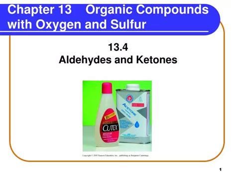 Ppt Chapter Organic Compounds With Oxygen And Sulfur Powerpoint