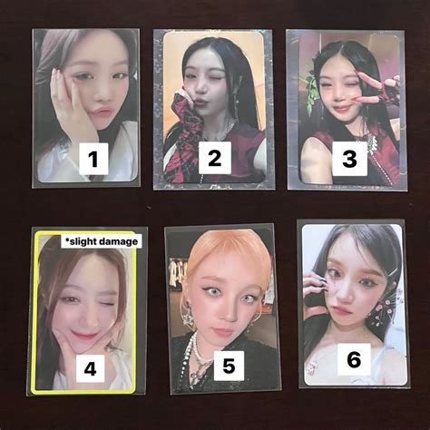 Photocard Pc Official G I Dle Soojin Yuqi Shuhua I Burn Hwaa Album