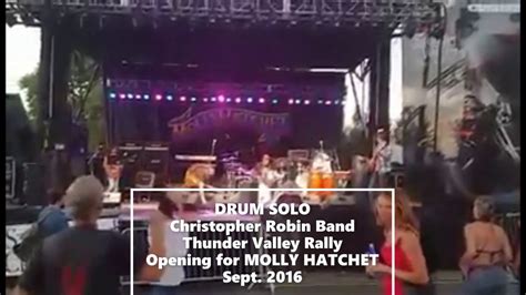 Gabriel Rhodes Drum Solo Christopher Robin Band Sept 2016 Youtube