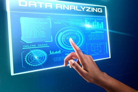 premium photo   holographic technology hologram technology