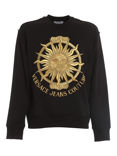 Sweatshirts Und Pullover Versace Jeans Couture Sweatshirt Schwarz 72gait10cf01tg89