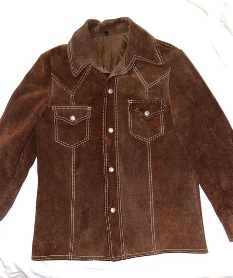 Vintage Brown Suede Jacket R Sherman Leather Gem