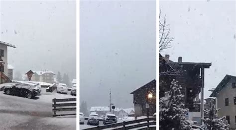 Maltempo Arriva L Aria Fredda E Torna La Neve Sulle Dolomiti Bella