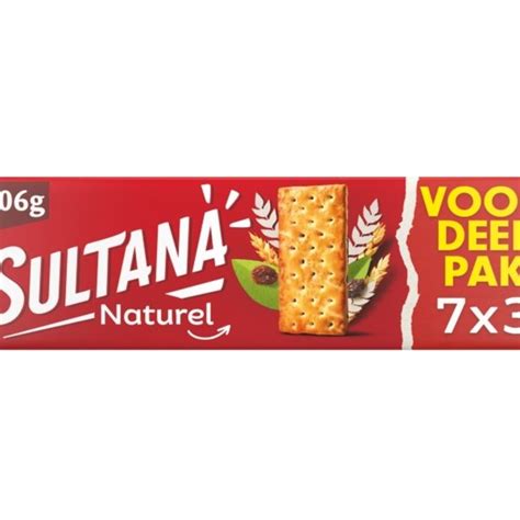 Sultana Fruitbiscuit Naturel Reserveren Albert Heijn