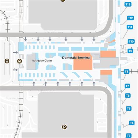 Atlanta Airport Domestic Terminal Map & Guide