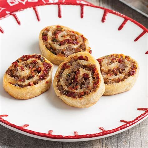 Sausage Pinwheels Paula Deen Magazine Recipe Pinwheel Recipes