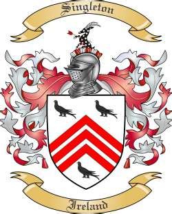 Singleton Family Crest from Ireland by The Tree Maker