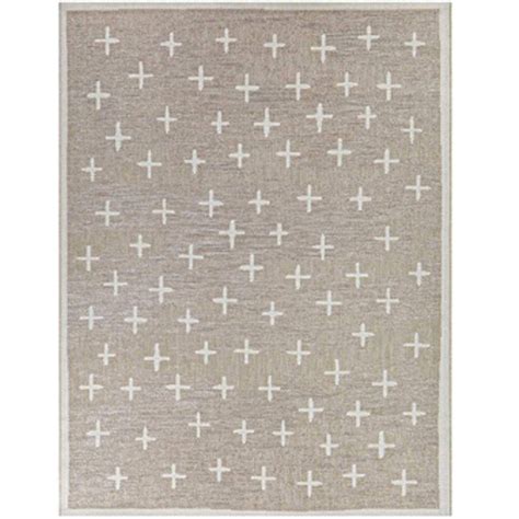 BALTA Matthias Cross Indoor Outdoor Area Rug 5x7 Beige Save 34