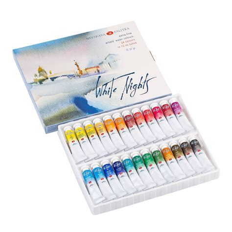 Colors Tubes White Nights Watercolor Paint St Petersburg Extra Fine