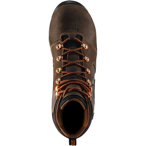 Danner Men S Vicious Met Guard Gtx Safety Boots Brown Orange Elliottsboots