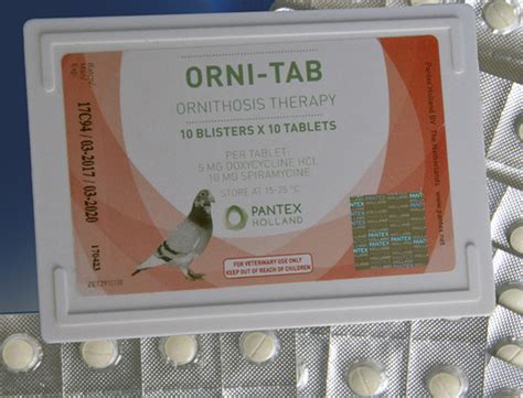 Pantex Orni Tabs 100 Tabs Siegel Pigeons