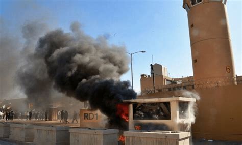 Us Embassy In Baghdad Hit By Rocket Fire Reactionary Times